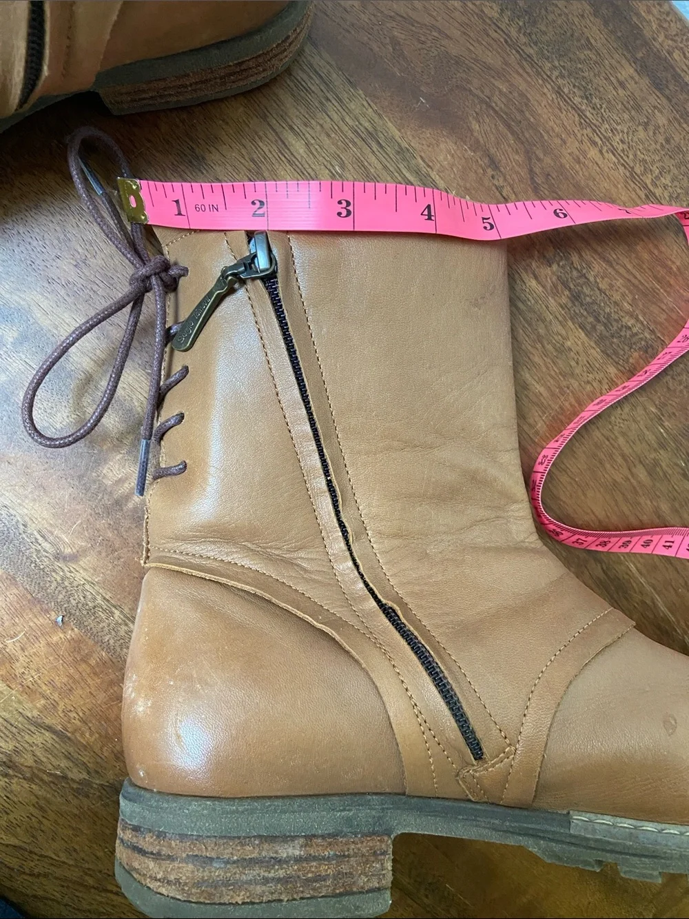 Sergio Tomani 751 Leather Lace-Up Handcrafted Ankle Boots Boho Victorian